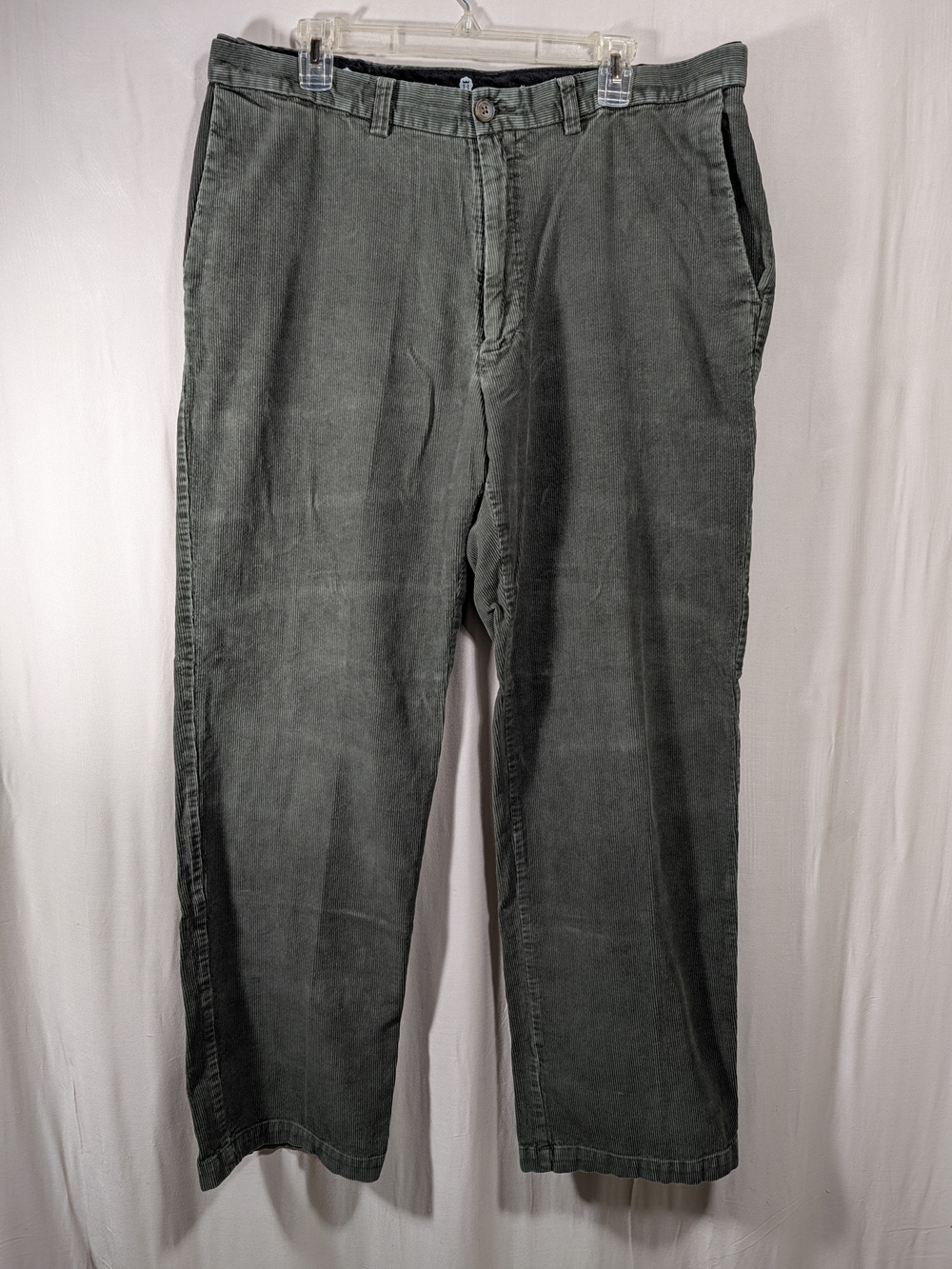 Haggar Men's 90's Style Green Corduroys
